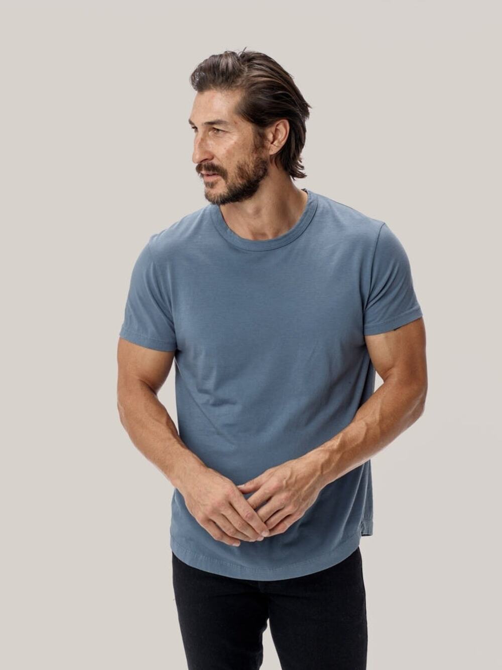 Buck Mason Baltic Pima Curved Hem Tee Classic Casual NWT Small